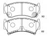 Plaquettes de frein Brake Pad Set:41060-0M892