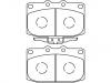 тормозная кладка Brake Pad Set:FDZ3-33-28Z