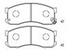 Bremsbelagsatz, Scheibenbremse Brake Pad Set:MC112105